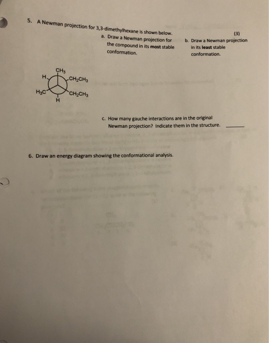 3 3 dimethylhexane newman projection