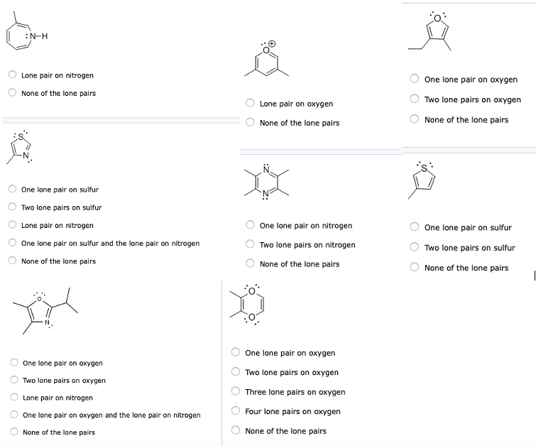 Solved For each of the following compounds determine which | Chegg.com