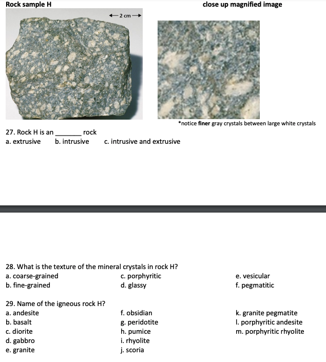 Solved . . Color Index - (mineral colors): Color is | Chegg.com