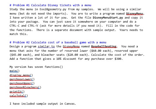 PHYTHON You have a start file here. Copy and paste | Chegg.com