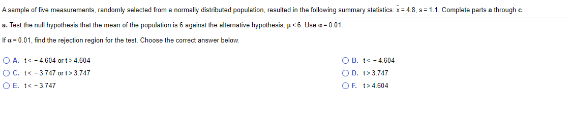 Solved A random sample of n observations is selected from a | Chegg.com