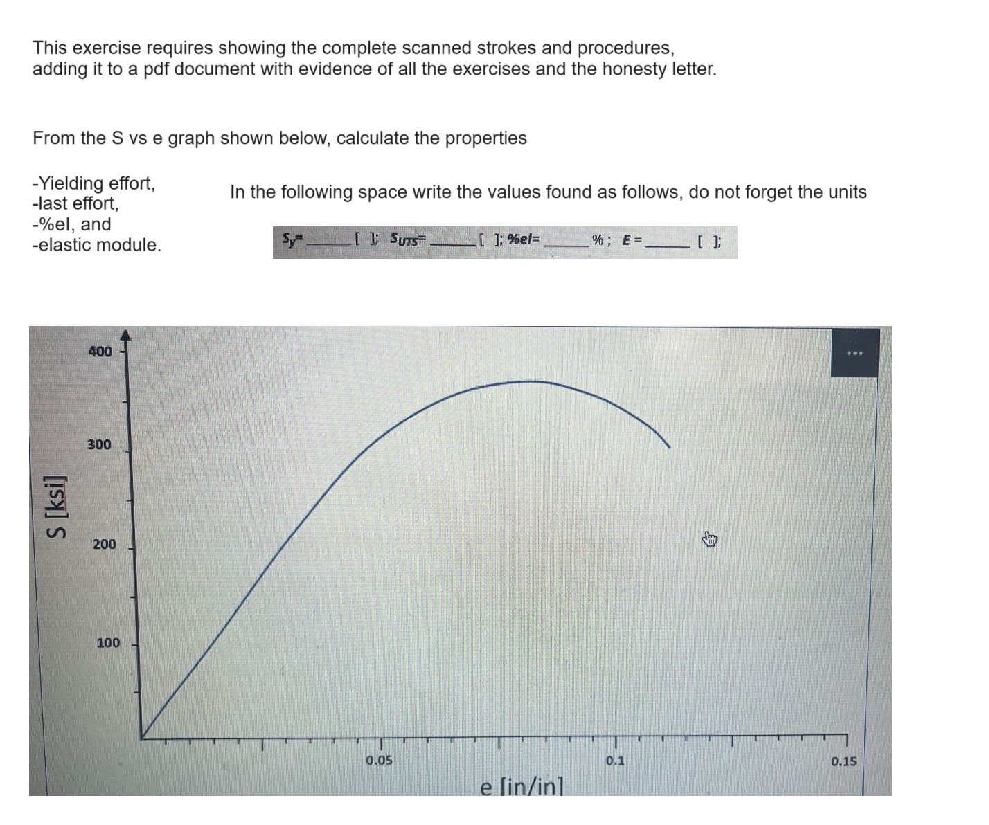Solved This exercise requires showing the complete scanned | Chegg.com