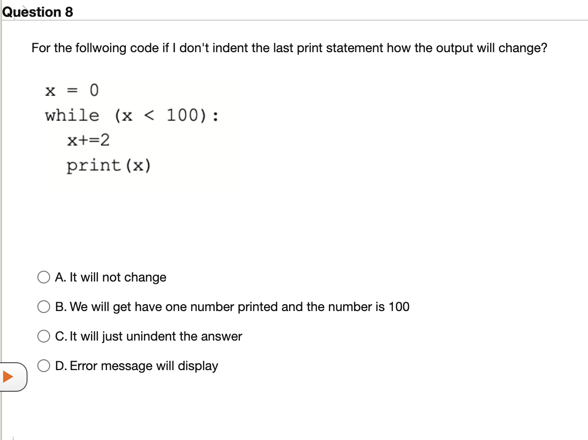 Solved Question 7 What will be displayed after the following | Chegg.com