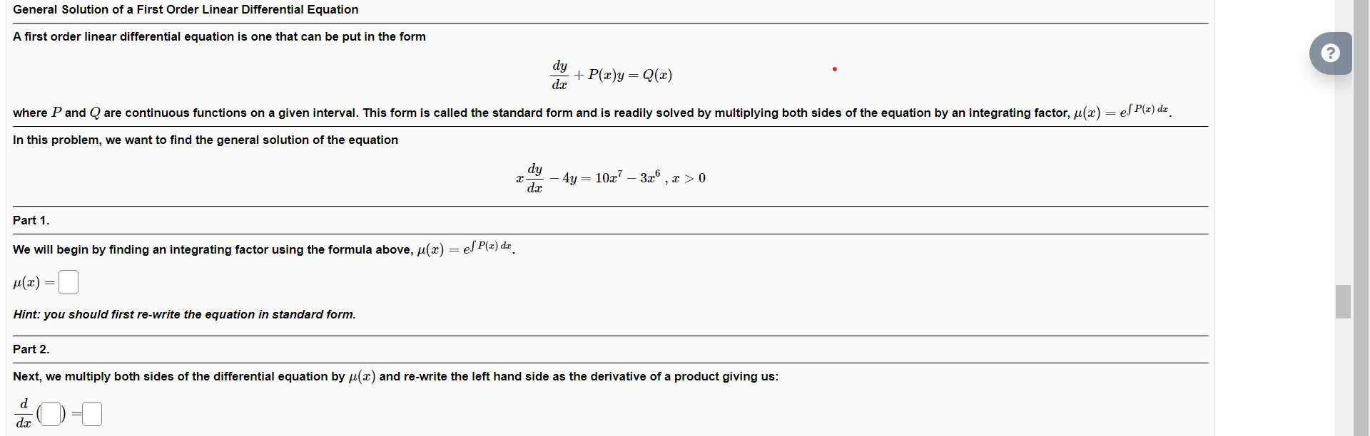 Solved In this problem, we want to find the general solution | Chegg.com