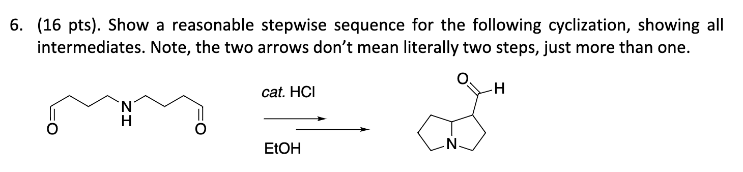 Solved Show a reasonable stepwise sequence for the following | Chegg.com