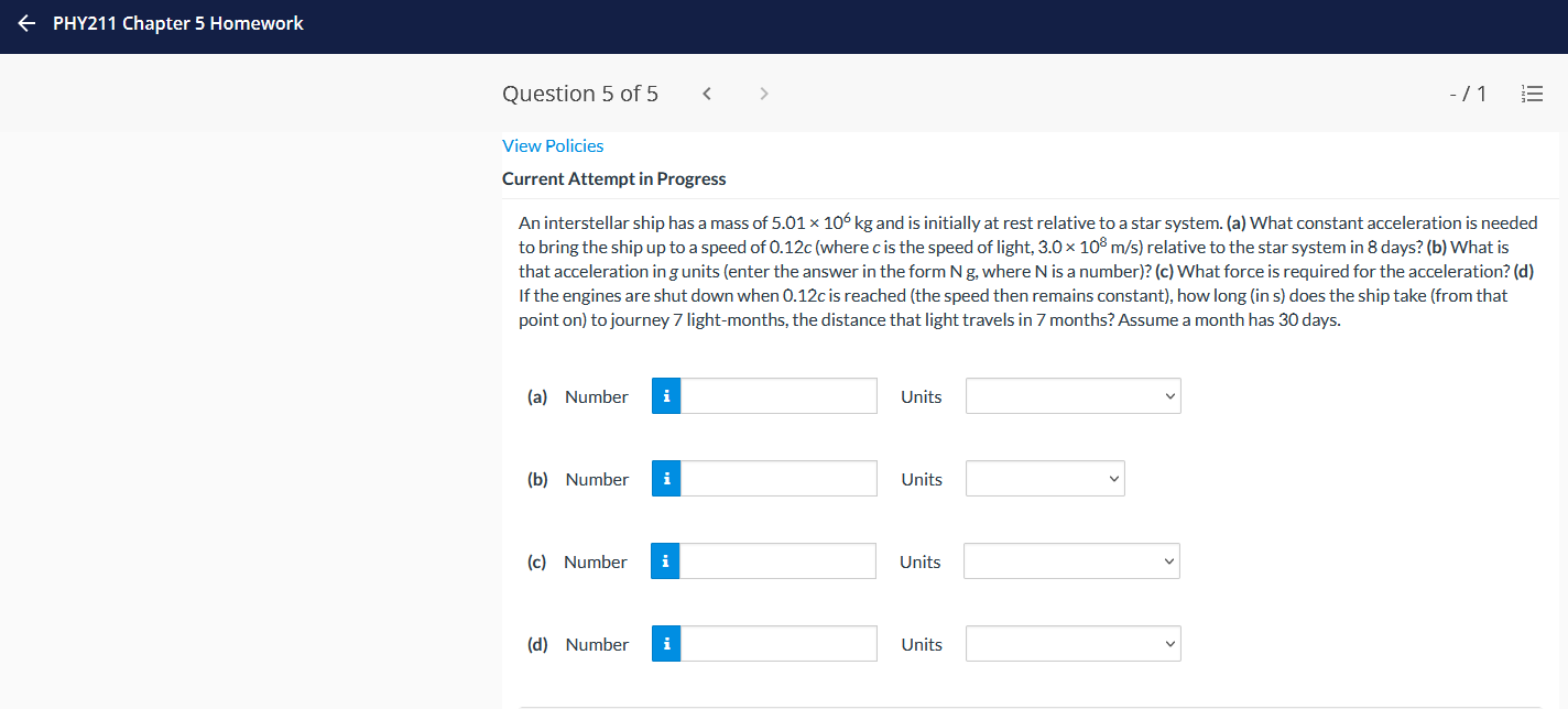 Solved View Policies Current Attempt in Progress An object