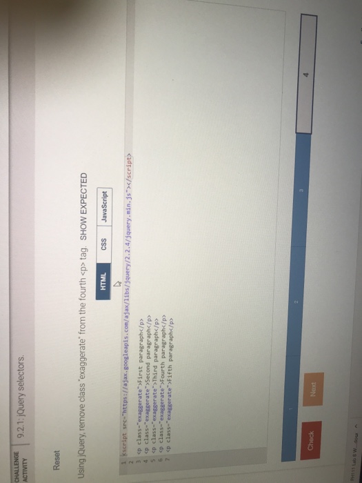 Solved Cc1.jQuery selectors ACTIVITY 921:jQuery selectors | Chegg.com