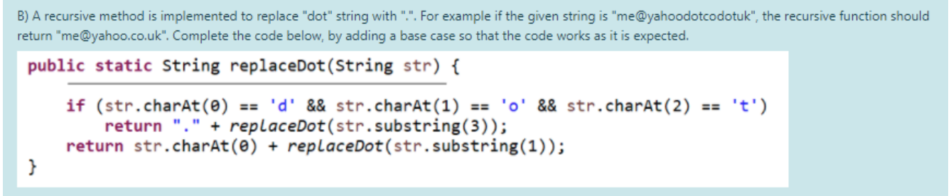 Solved The following recursion is given. public static int | Chegg.com