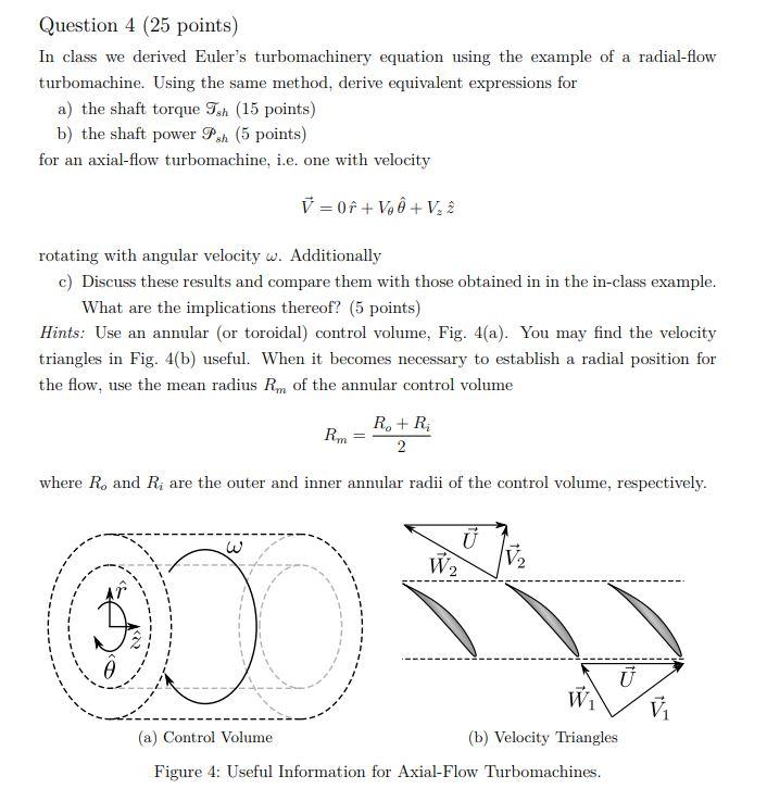 Solved Question 4 25 Points In Class We Derived Euler S Chegg Com