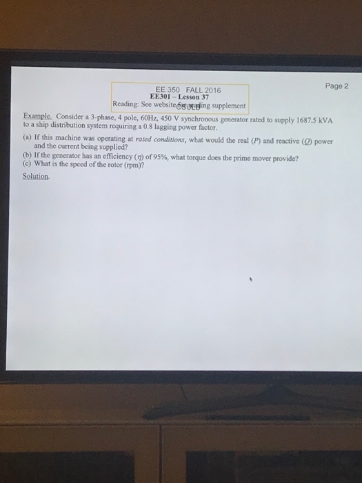 Solved Page 2 EE 350 FALL 2016 EE301 -Lesson 37 Reading: See | Chegg.com