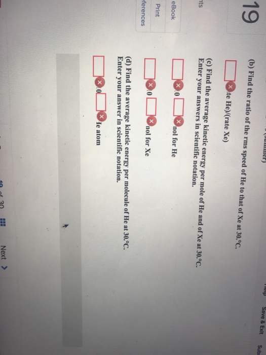 Solved nwer àll parts. Help Save &Exit Su Helium (He) is the | Chegg.com