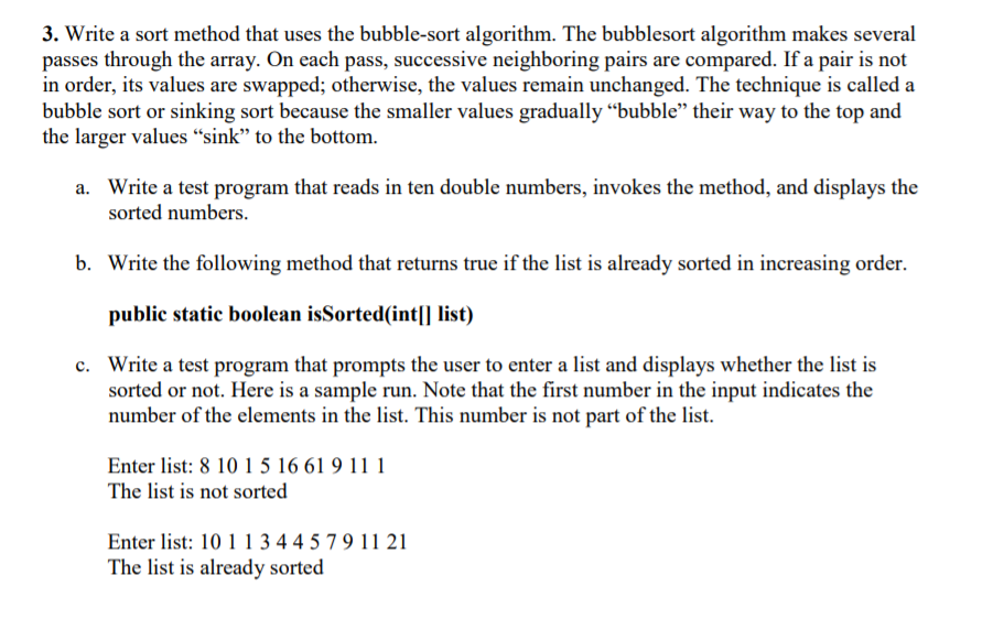 Bubble sort algorithm in C (With sample program) - QA With Experts