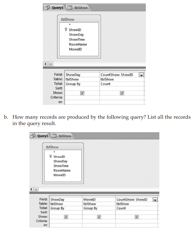 Solved This Is A Microsoft Access HW. Follow The Directions | Chegg.com