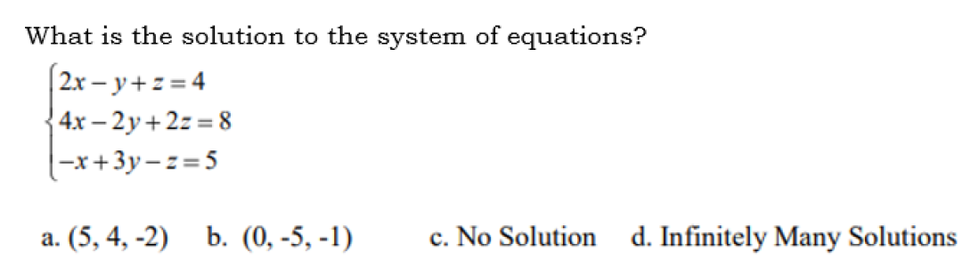 Solved What Is The Solution To The System Of Equations 2x Chegg Com   PhpAdruOZ 