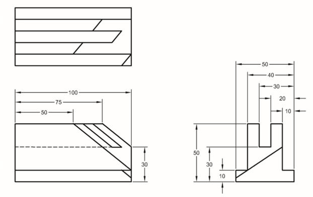 Create an isometric drawing of the object shown in | Chegg.com