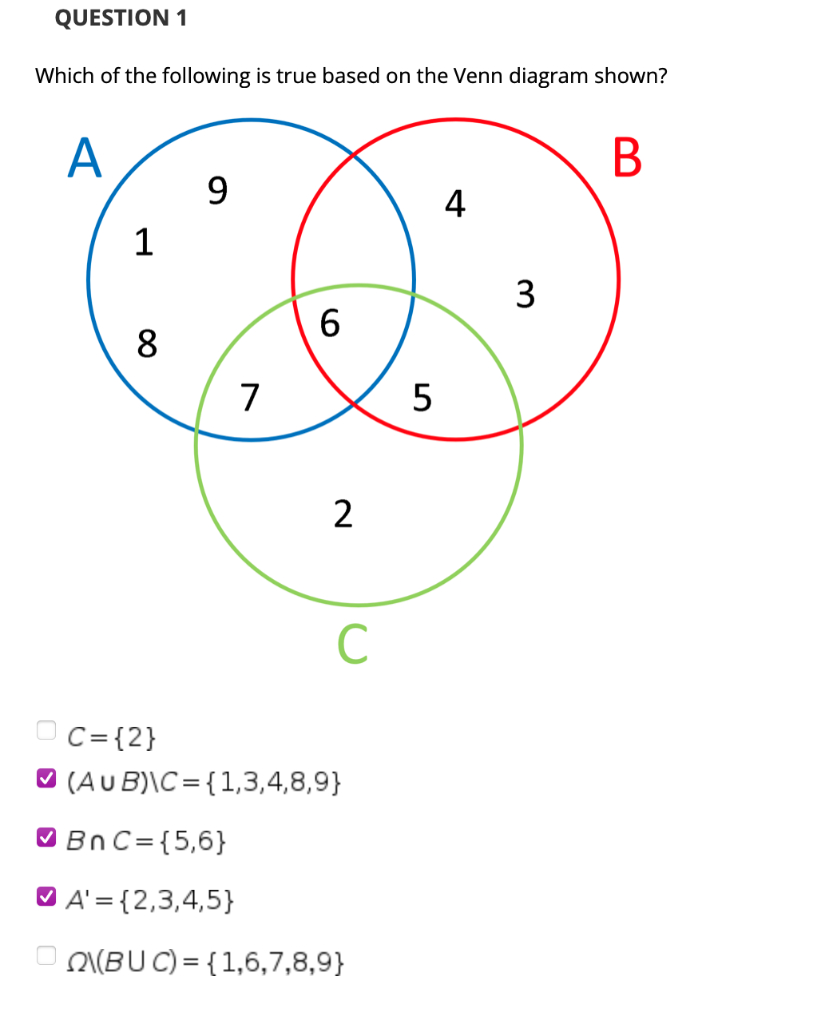 Solved QUESTION 1 Which of the following is true based on | Chegg.com