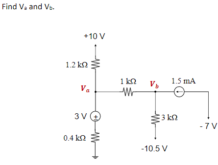 Solved Find Va And Vb. | Chegg.com