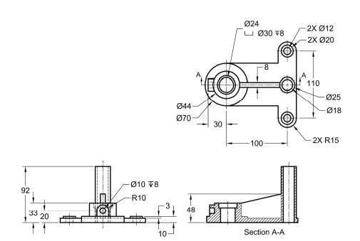 Solved Can someone make this in (isometric view) in | Chegg.com