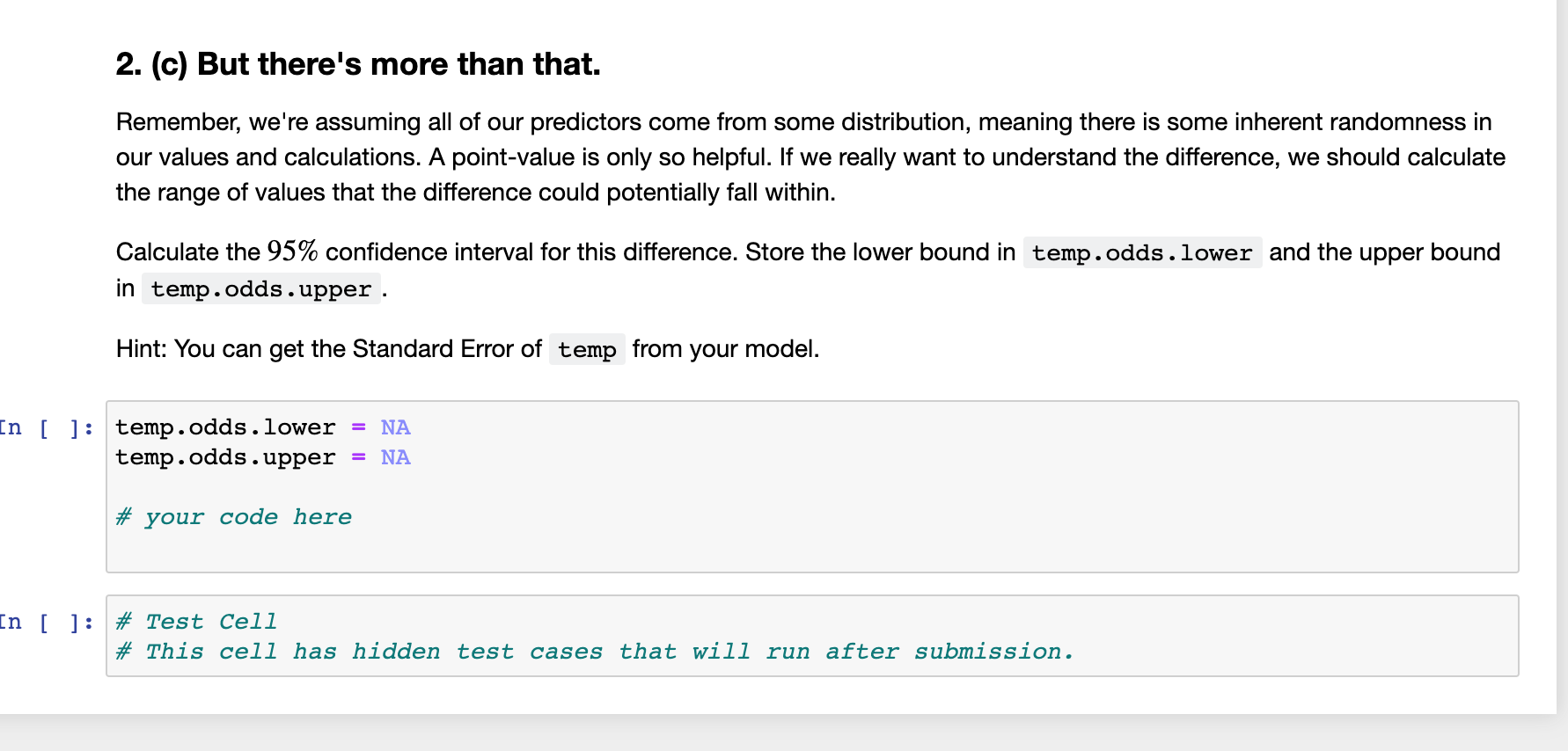Solved I have already solved 2a) i just need help with 2b | Chegg.com