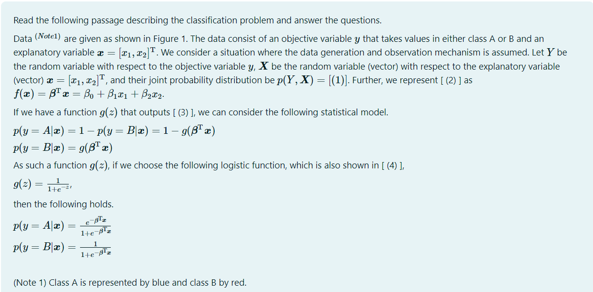 Solved Read the following passage describing the | Chegg.com