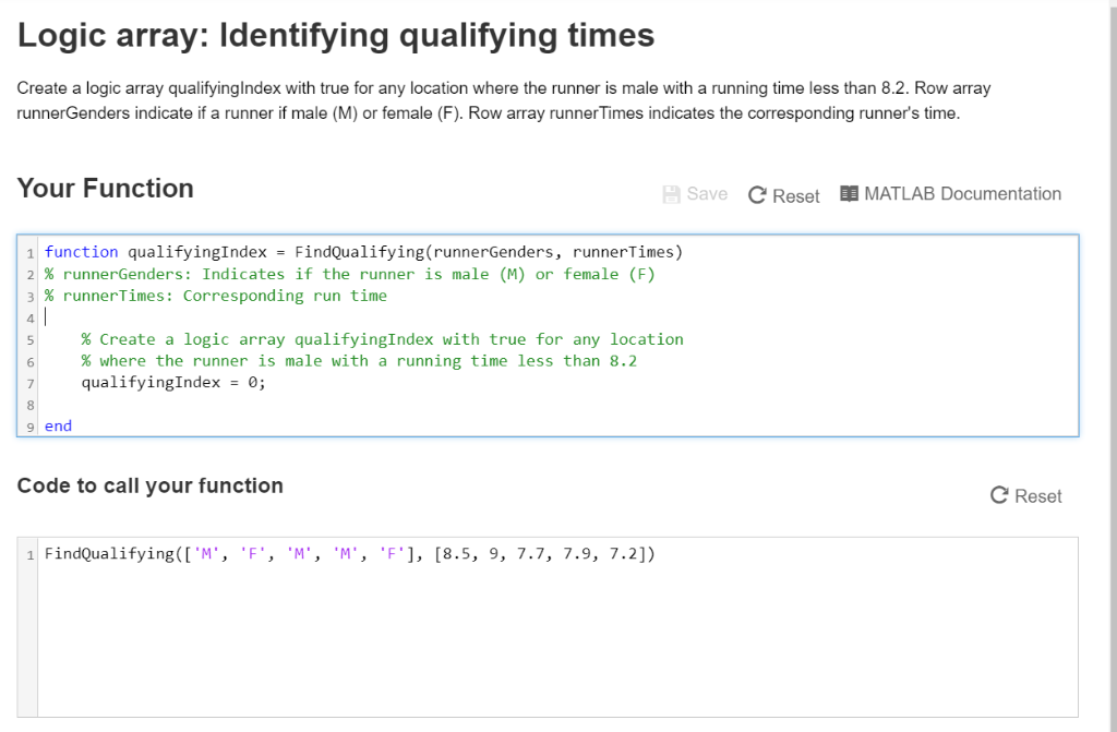 Logic array Identifying qualifying times Create a Chegg