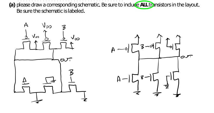 Solved (a) please draw a corresponding schematic Be sure to | Chegg.com