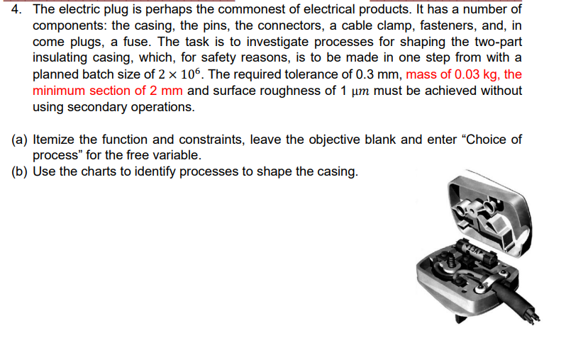 4. The electric plug is perhaps the commonest of | Chegg.com
