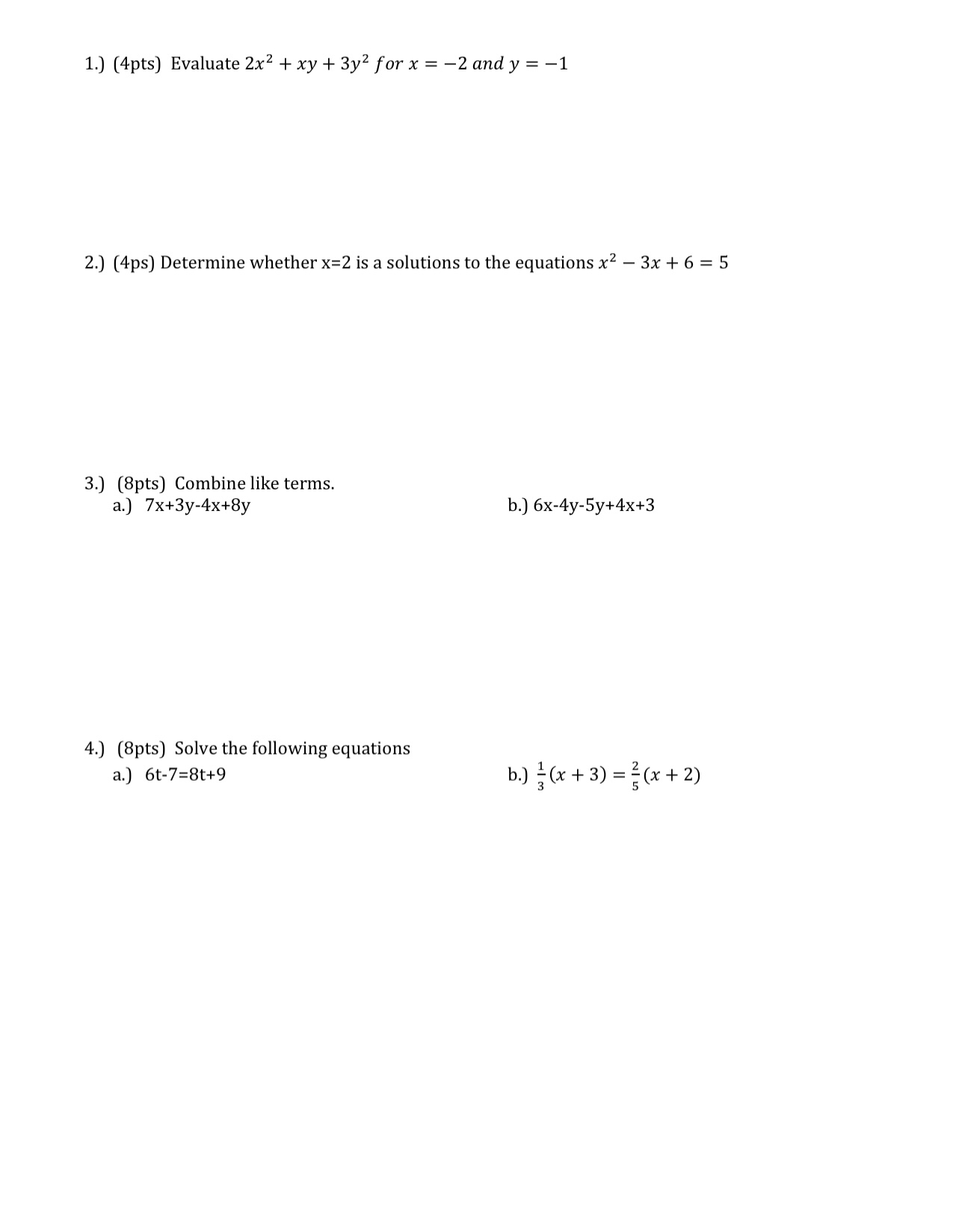 y 3x 2 answer step by step