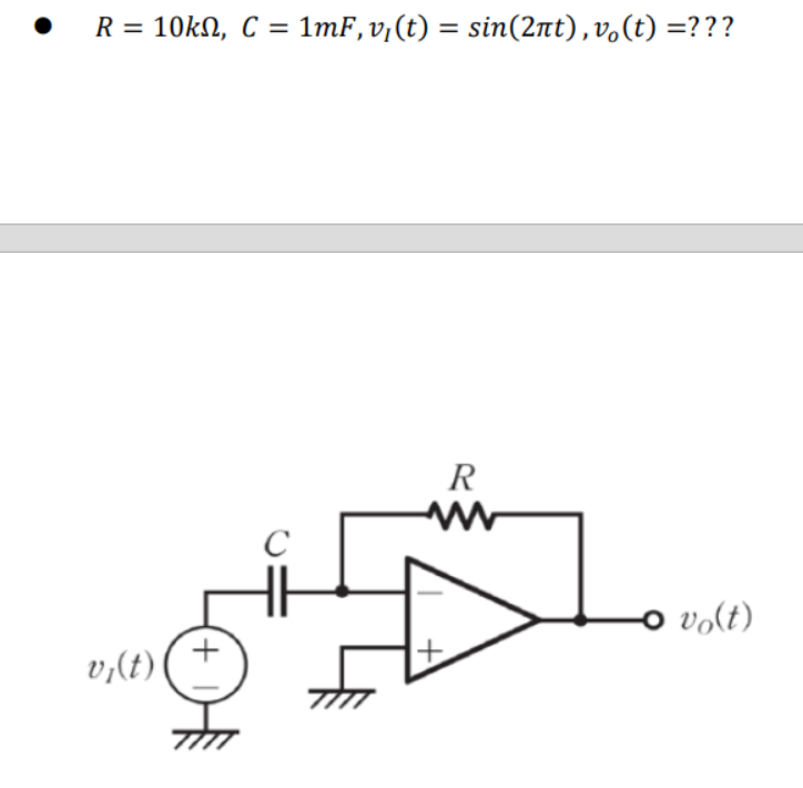 Solved 1. Find the output voltage v𝑜 in the following | Chegg.com