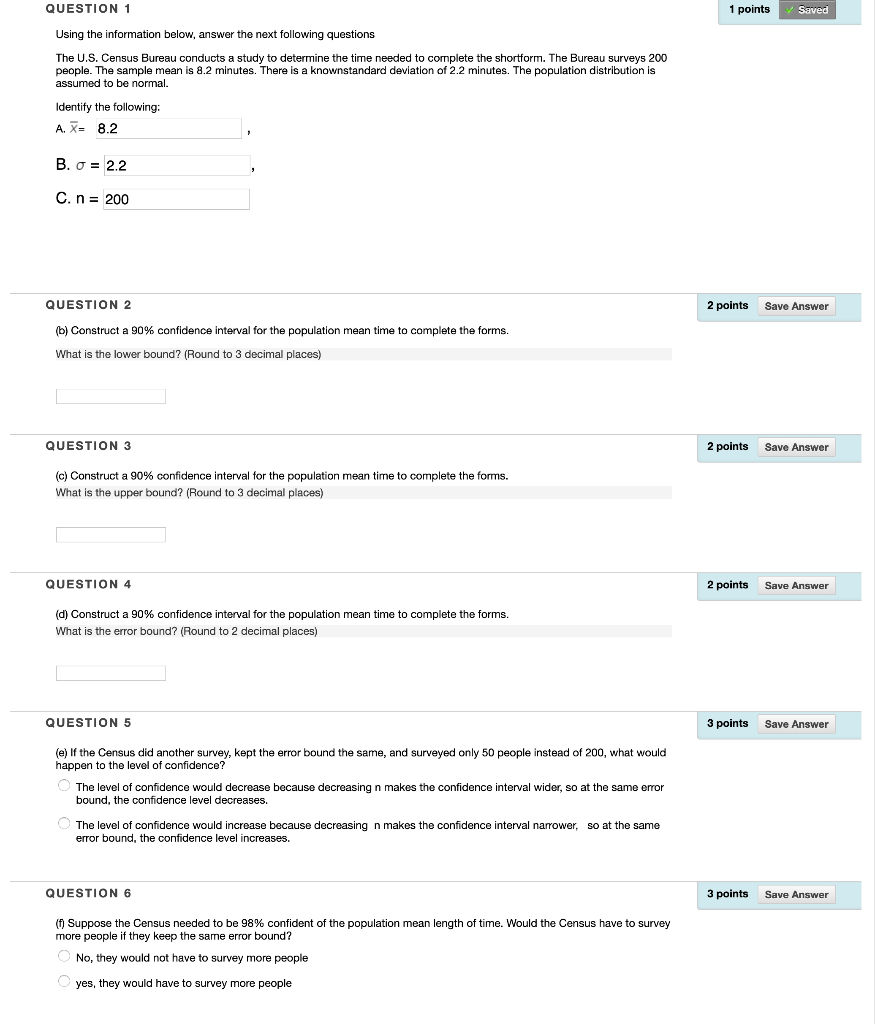 Solved Question 1 1 Points Saved Using The Information