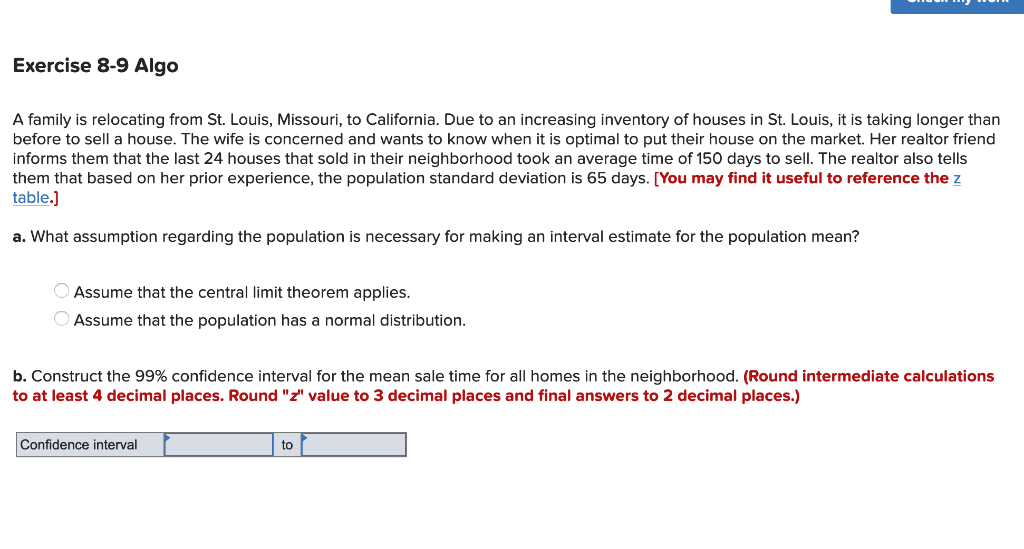 Solved Exercise 89 Algo A family is relocating from St.