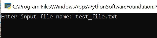 Solved Using Python: You are creating a program that opens | Chegg.com