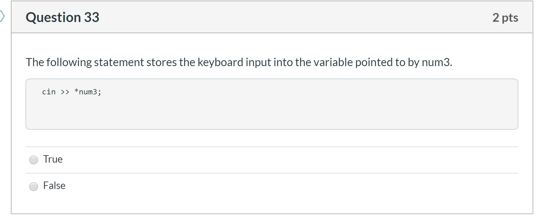 Solved Question 30 2 pts What will the following code | Chegg.com