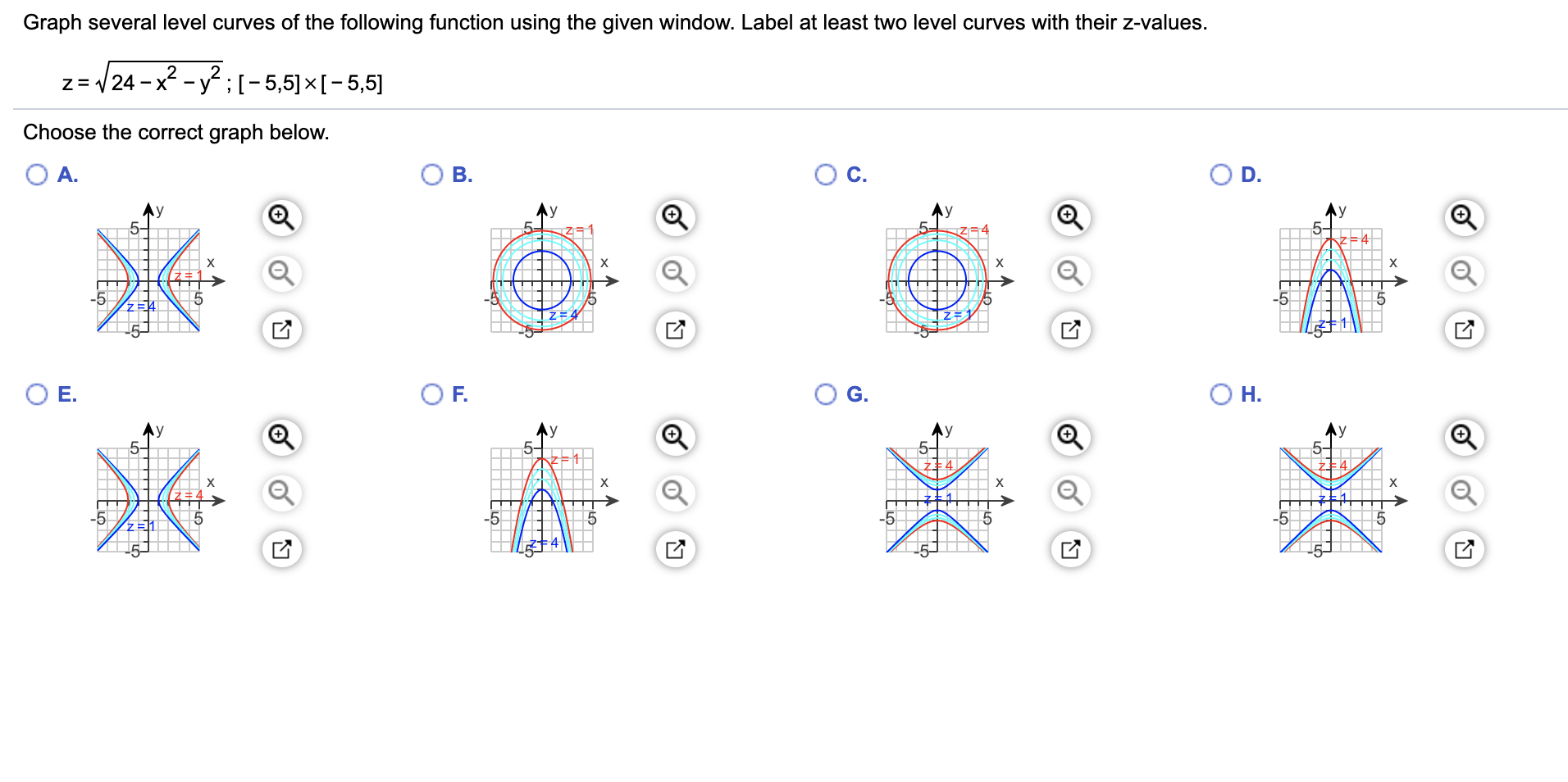 Solved Graph Several Level Curves Of The Following Function Chegg Com