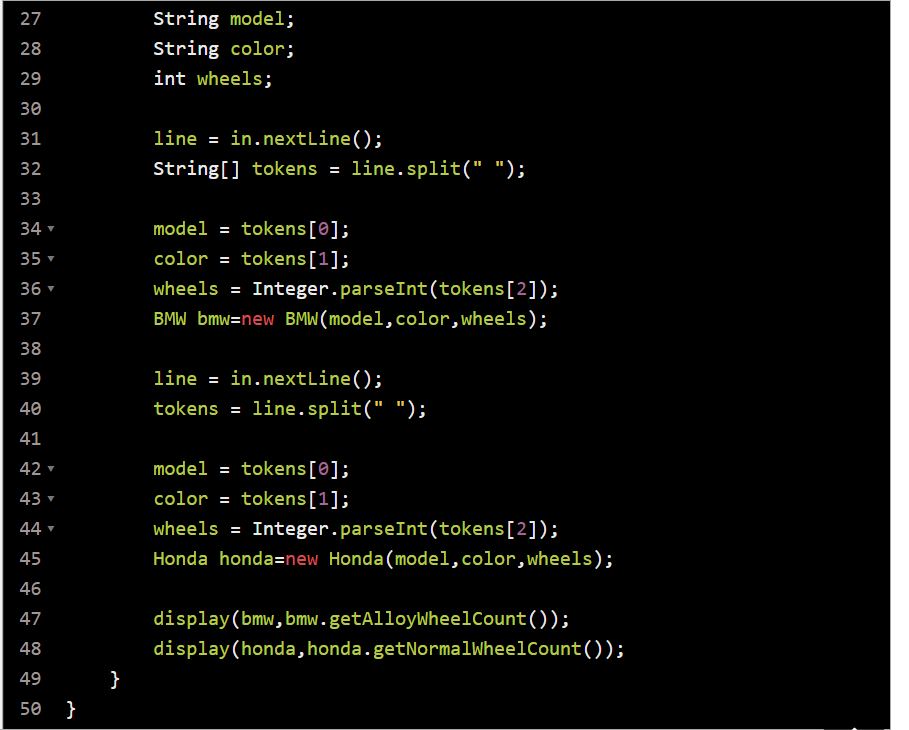 Solved Hierarchical inheritance Given a class Car, create | Chegg.com