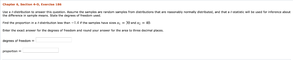 Solved Chapter 6, Section 4-D, Exercise 186 Use a | Chegg.com