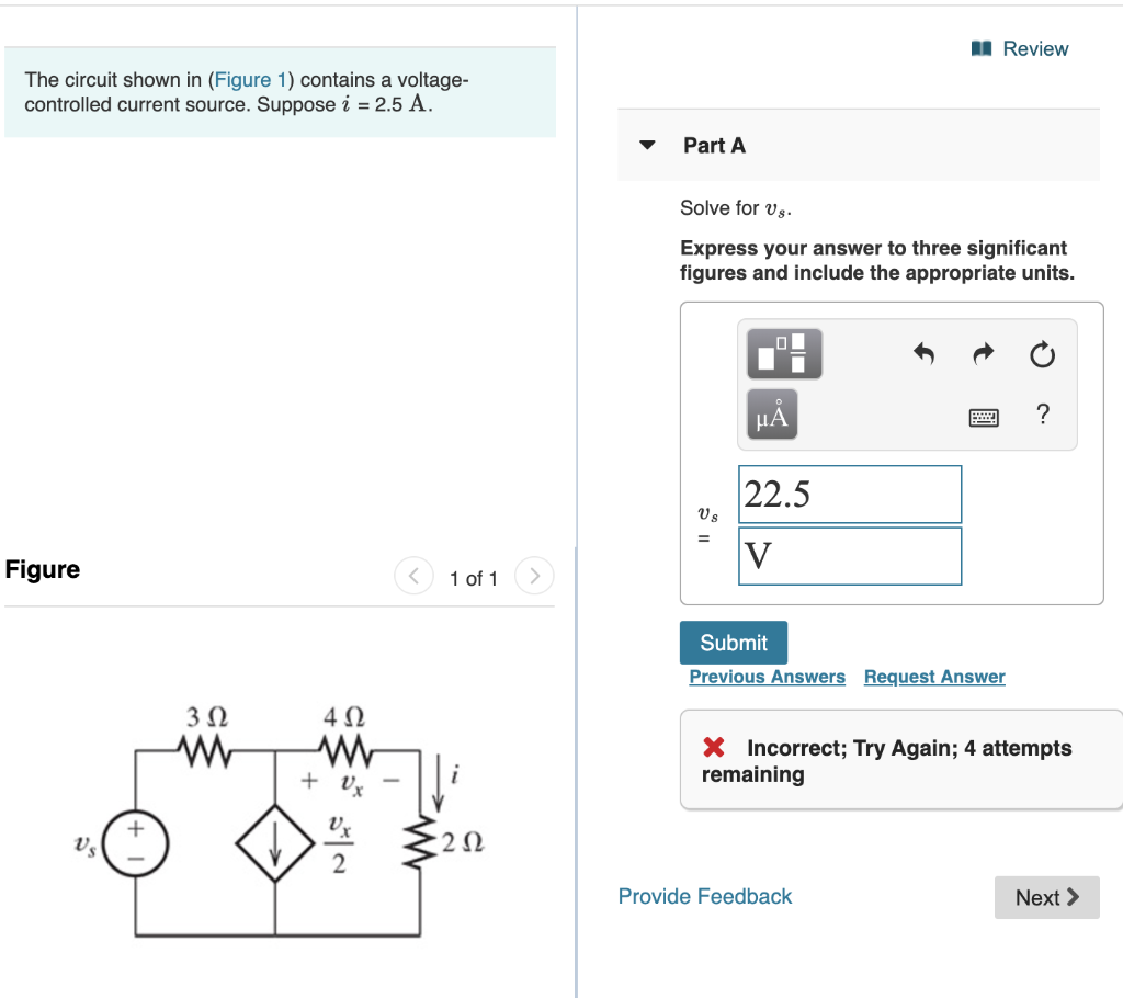 Solved Review The Circuit Shown In (Figure 1) Contains A | Chegg.com