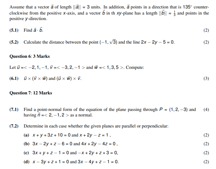 Solved Assume that a vector a of length ∥a∥=3 units. In | Chegg.com