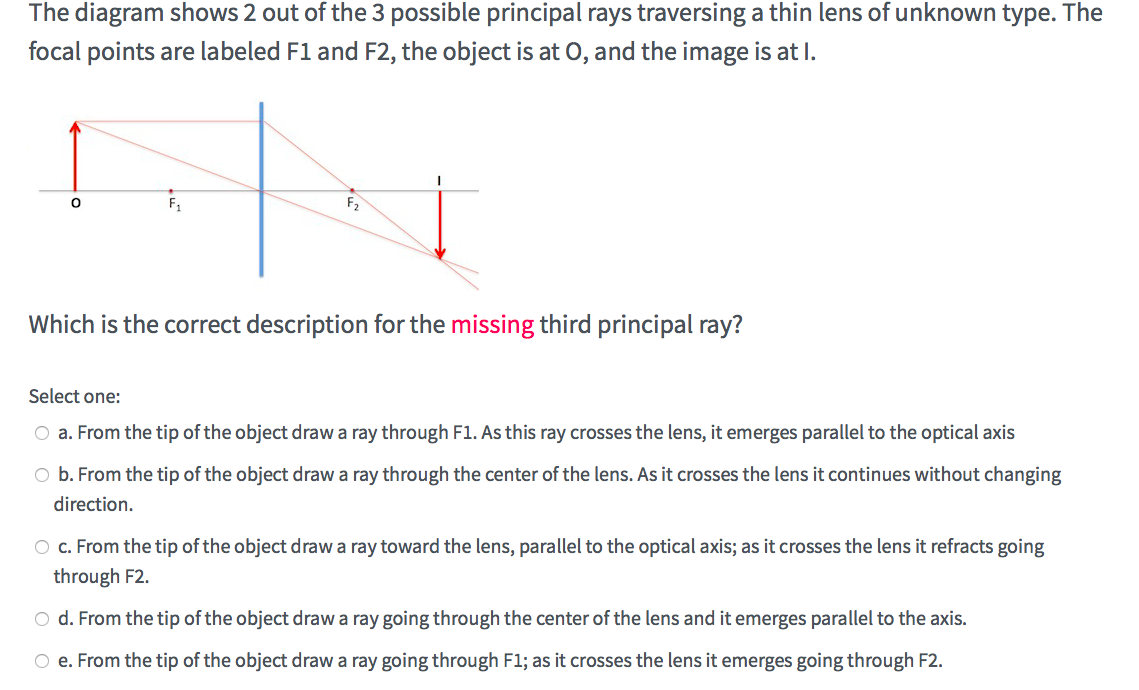 Solved The diagram shows 2 out of the 3 possible principal | Chegg.com