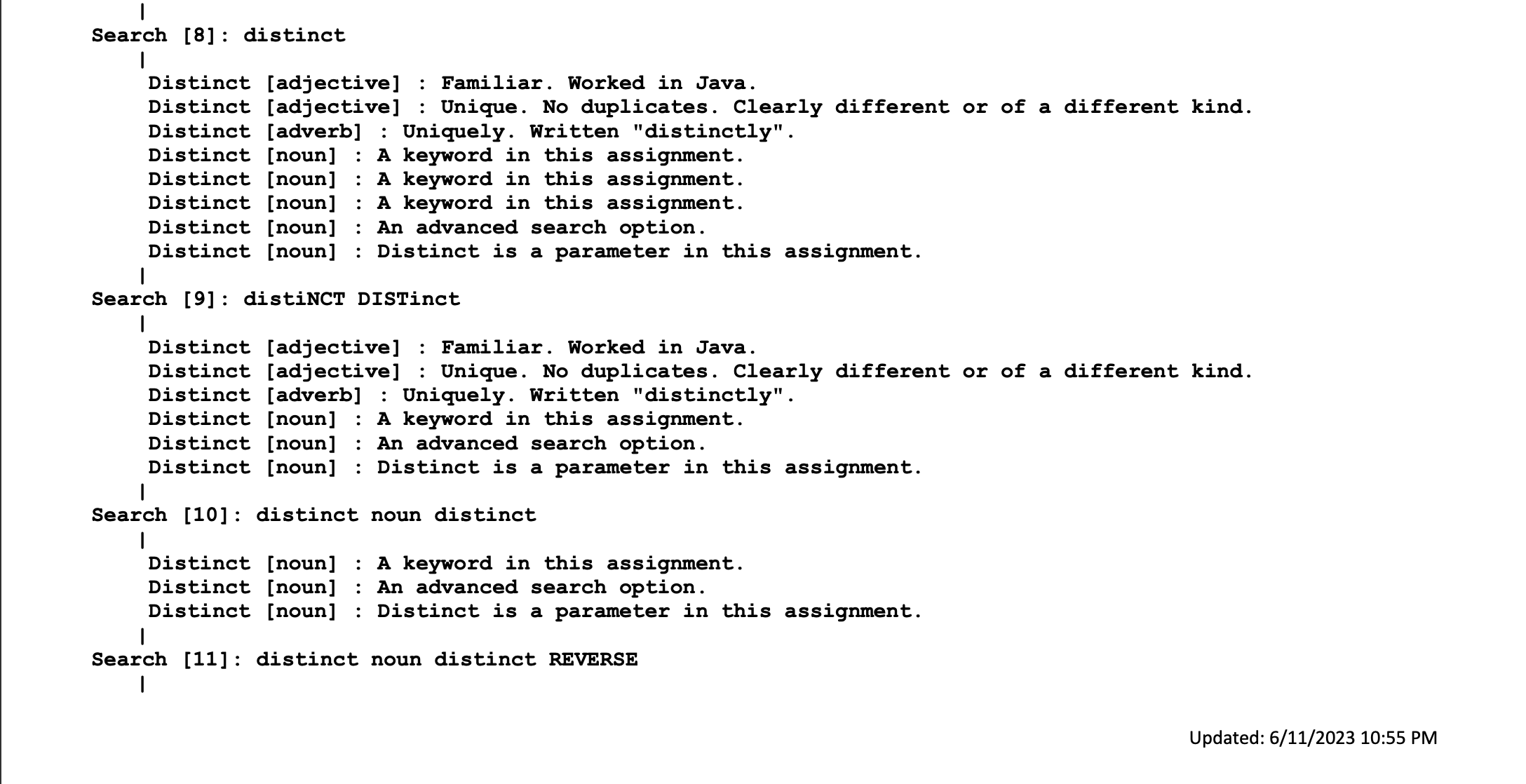 Solved I need to implement a Dictionary with Java Data | Chegg.com