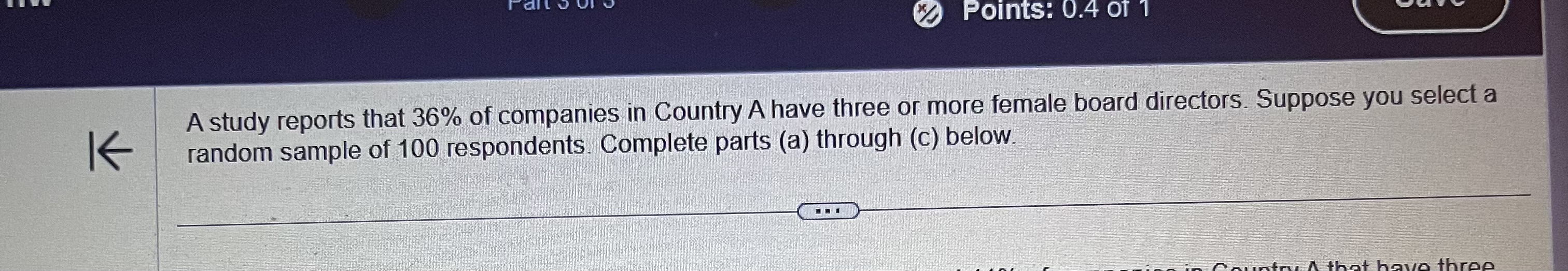 Solved A study reports that 36% of companies in Country A | Chegg.com