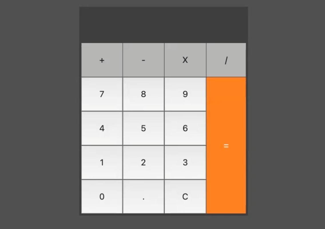 Solved Create a calculator UI using HTML and CSS along | Chegg.com