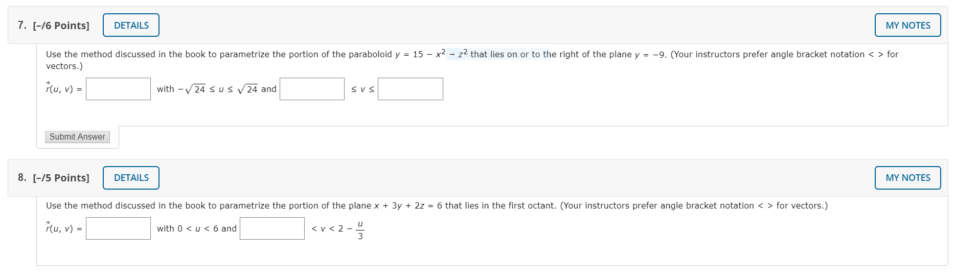 Solved 7. [-16 Points] DETAILS MY NOTES Use the method | Chegg.com
