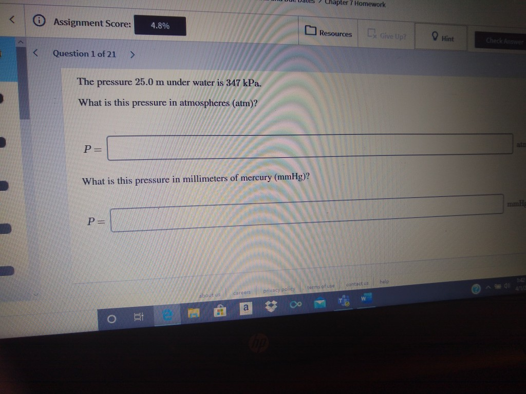 Solved Due Dates Chapter 7 Homework 0 Assignment Score 4 8