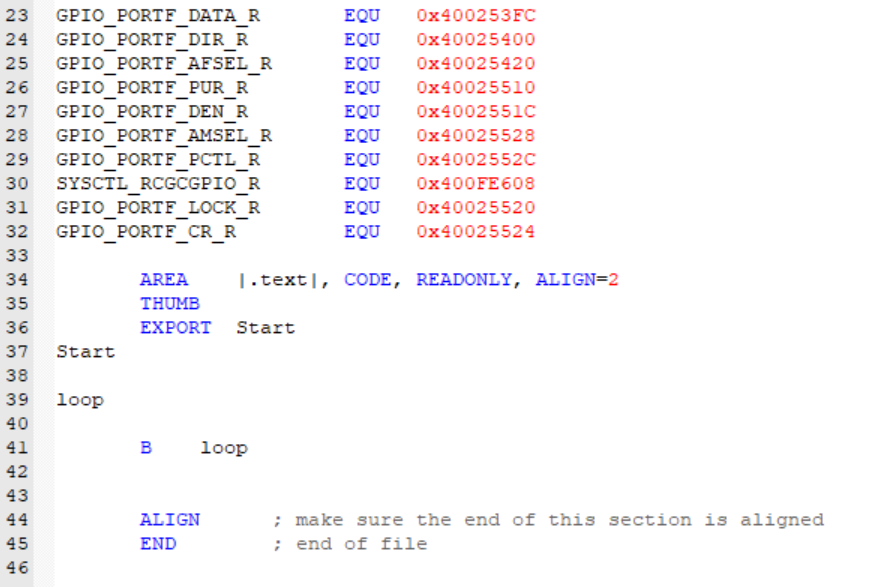 Solved I need to write a simple code in assembly language on | Chegg.com