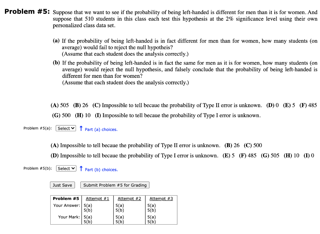 Solved Problem 5 Suppose That We Want To See If The Pro Chegg Com