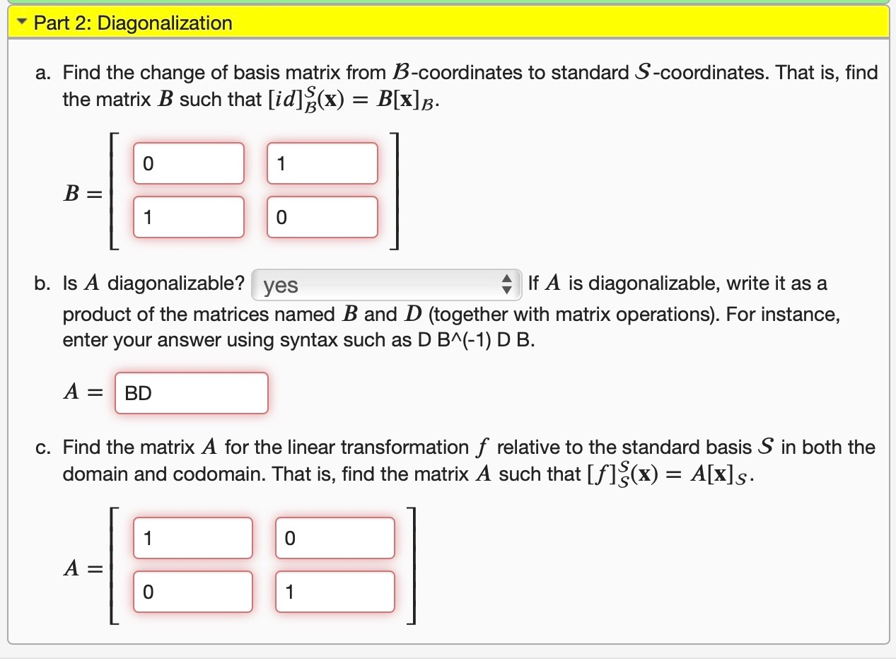 Solved 1 Point Suppose F R2 R2 Is A Linear