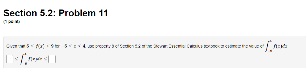 Solved Section 5.2: Problem 11 (1 point) Given that 6 | Chegg.com