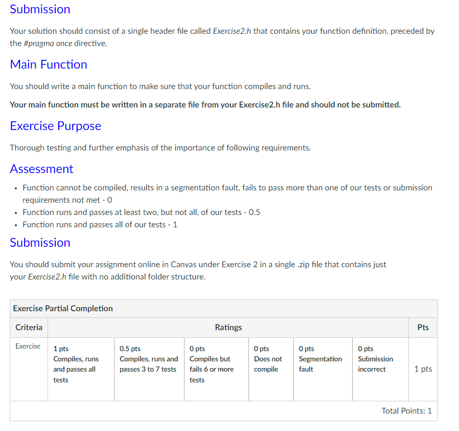 Solved In this exercise you are to implement a function to | Chegg.com