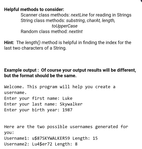 Solved Instructions Write An Application Called Chegg Com